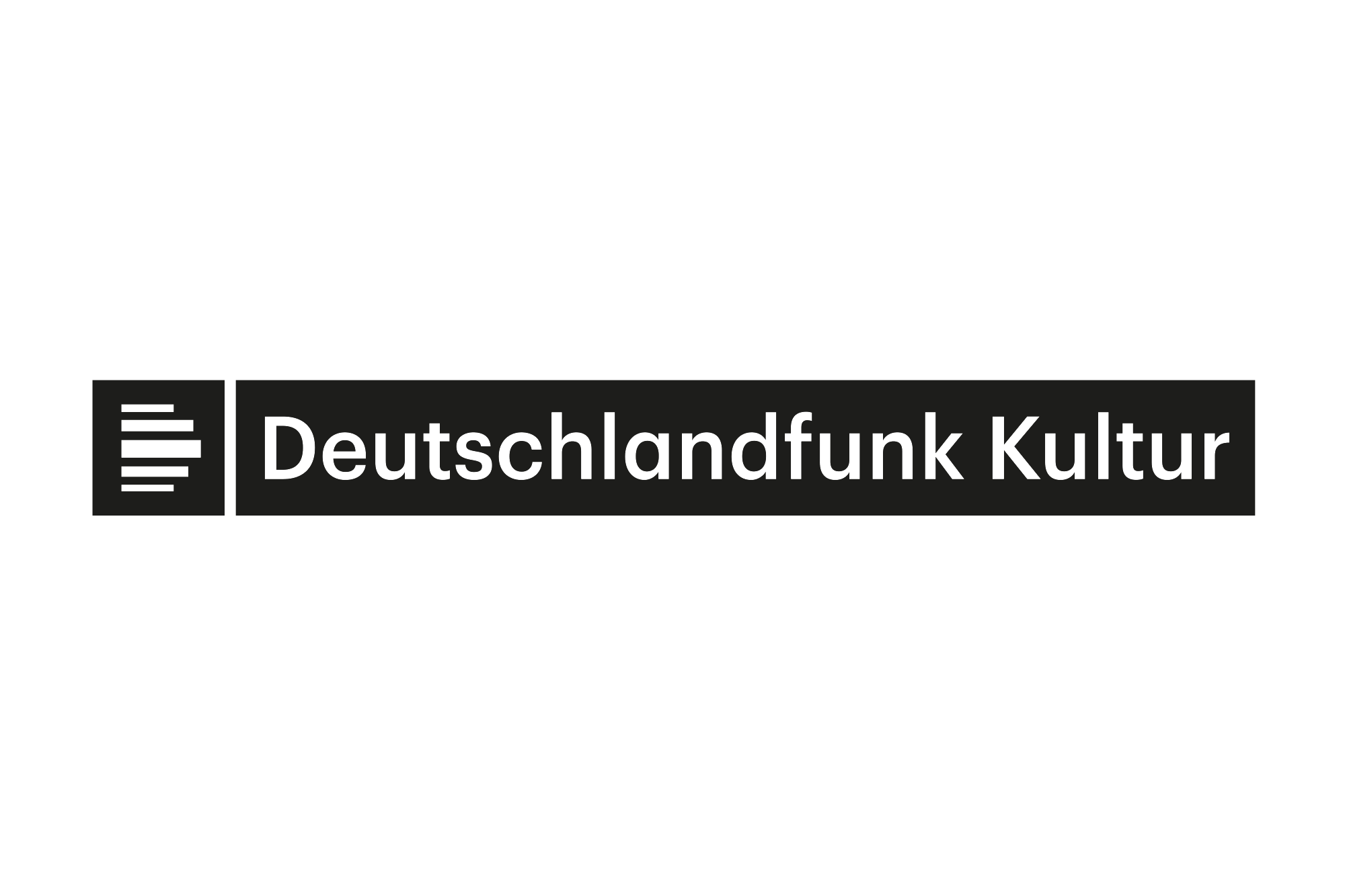 deutschlandfunk kultur logo schwarz weiss